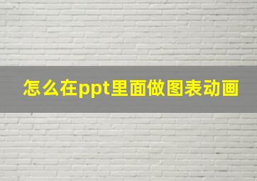 怎么在ppt里面做图表动画