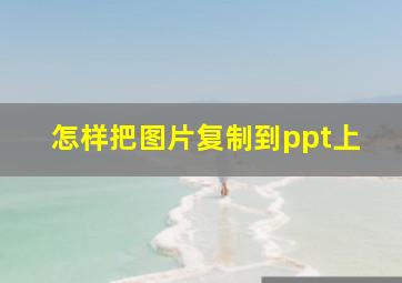 怎样把图片复制到ppt上