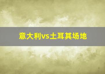 意大利vs土耳其场地