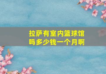 拉萨有室内篮球馆吗多少钱一个月啊