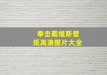 拳击戴维斯壁纸高清图片大全