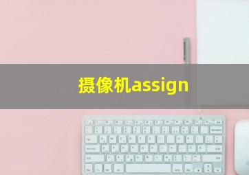 摄像机assign