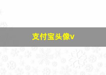 支付宝头像v