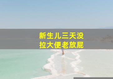 新生儿三天没拉大便老放屁