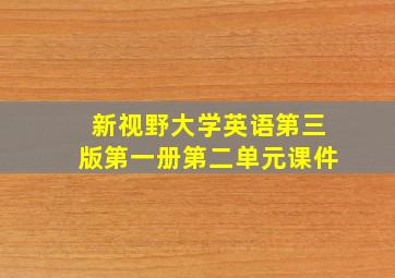 新视野大学英语第三版第一册第二单元课件