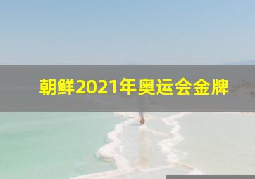 朝鲜2021年奥运会金牌