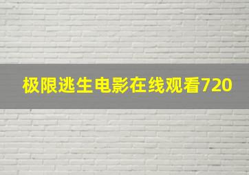 极限逃生电影在线观看720