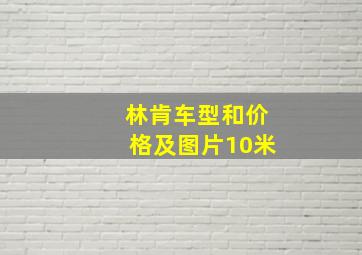 林肯车型和价格及图片10米