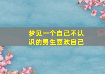 梦见一个自己不认识的男生喜欢自己