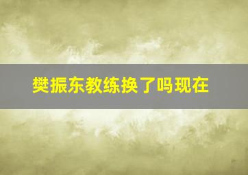 樊振东教练换了吗现在