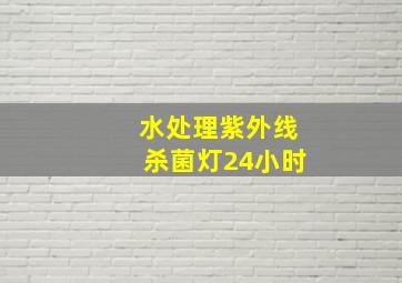 水处理紫外线杀菌灯24小时