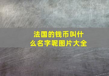 法国的钱币叫什么名字呢图片大全