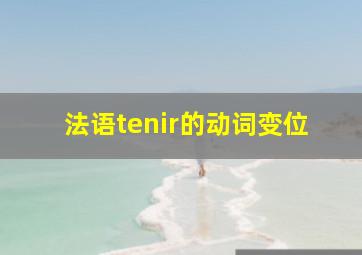 法语tenir的动词变位