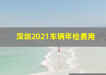 深圳2021车辆年检费用