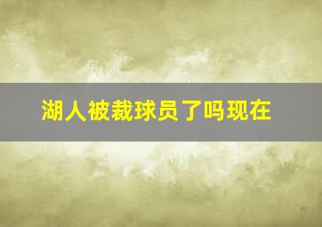 湖人被裁球员了吗现在