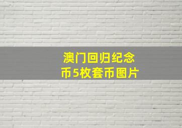 澳门回归纪念币5枚套币图片