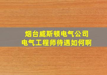 烟台威斯顿电气公司电气工程师待遇如何啊