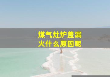 煤气灶炉盖漏火什么原因呢