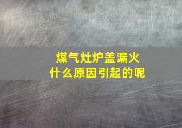 煤气灶炉盖漏火什么原因引起的呢