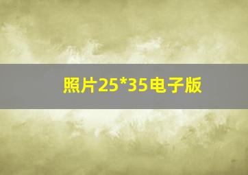 照片25*35电子版