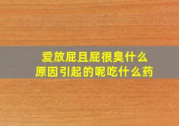 爱放屁且屁很臭什么原因引起的呢吃什么药