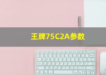 王牌75C2A参数