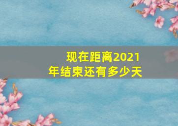 现在距离2021年结束还有多少天