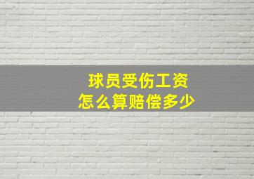 球员受伤工资怎么算赔偿多少