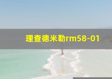 理查德米勒rm58-01