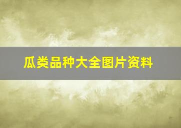 瓜类品种大全图片资料