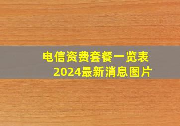 电信资费套餐一览表2024最新消息图片