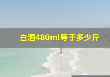 白酒480ml等于多少斤