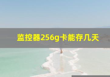 监控器256g卡能存几天