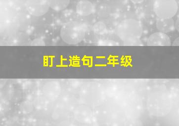 盯上造句二年级