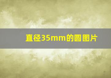 直径35mm的圆图片