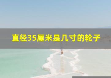 直径35厘米是几寸的轮子