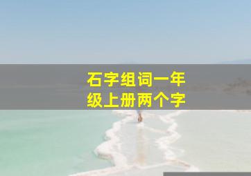 石字组词一年级上册两个字