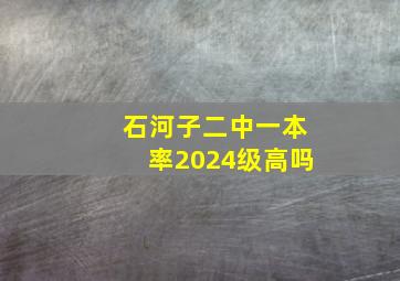 石河子二中一本率2024级高吗