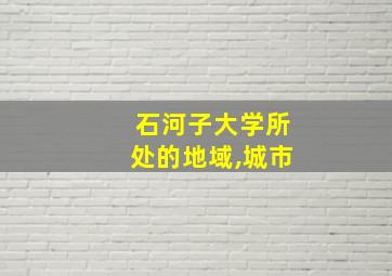 石河子大学所处的地域,城市