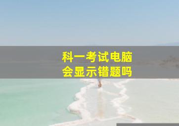 科一考试电脑会显示错题吗