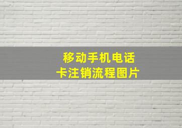 移动手机电话卡注销流程图片