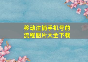 移动注销手机号的流程图片大全下载