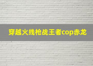 穿越火线枪战王者cop赤龙