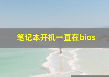 笔记本开机一直在bios