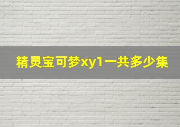 精灵宝可梦xy1一共多少集