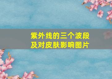 紫外线的三个波段及对皮肤影响图片