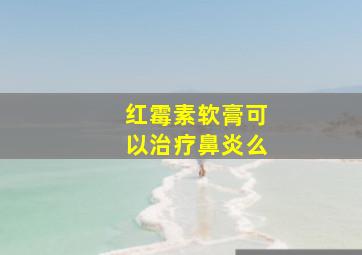 红霉素软膏可以治疗鼻炎么