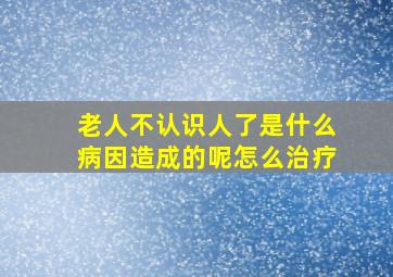 老人不认识人了是什么病因造成的呢怎么治疗