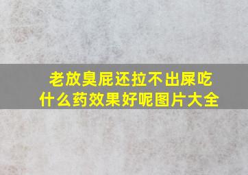 老放臭屁还拉不出屎吃什么药效果好呢图片大全