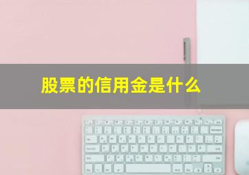 股票的信用金是什么